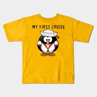 Cruise My First Cruise Sailor Penguin Kids T-Shirt